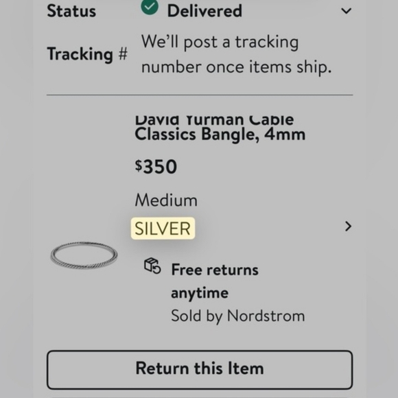 David Yurman Silver Cable Classic Bangles - Picture 6 of 8